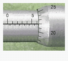 Read the measurement shown on the metric micrometer. __________ mm