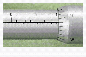 Read the measurement shown on the metric micrometer. __________ mm