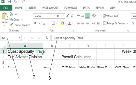 As shown in the accompanying figure, item ____ points to the formula bar.