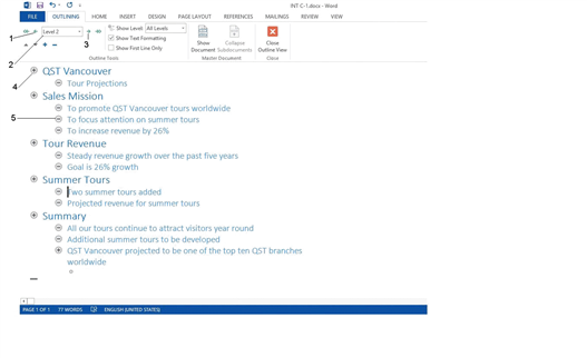 The accompanying figure represents a Word document in ____ view.