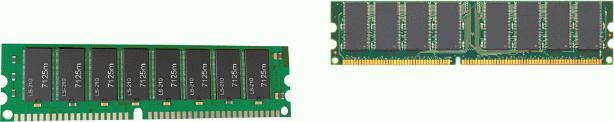 <strong> In the accompanying figure, what on the motherboard holds the memory modules?</strong> A) memory slots B) memory contacts C) memory sleeves D) memory pins