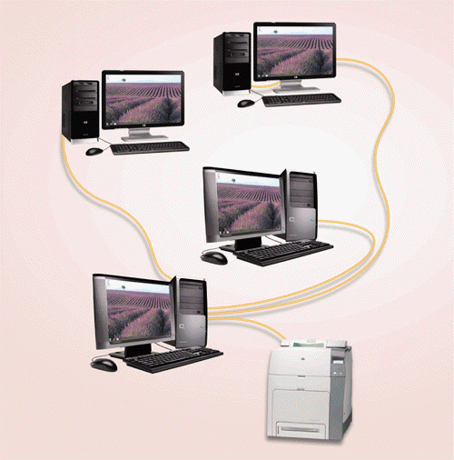 On a network such as the one illustrated in the accompanying figure, some servers perform a specific task and can be placed with other servers to perform multiple tasks. What are these kind of servers call?