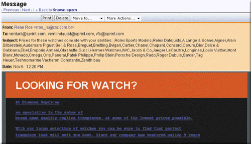  An alternative to e-mail filtering is to purchase which of the following kinds of program that attempts to remove a message, like the one in the accompanying figure, before it reaches a user's inbox?