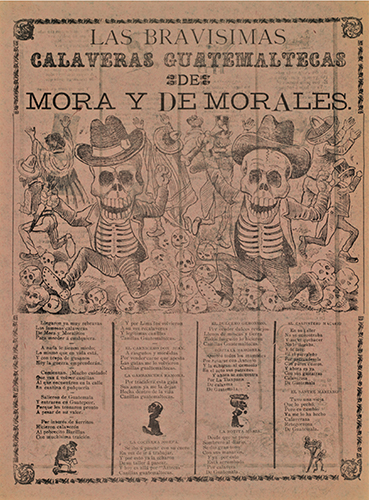 <strong> Which observation is true about Las bravisimas calaveras guatemaltecas de Mora y de Morales by José Guadalupe?</strong> A)It is an example of art academy production. B)Editorial cartoons such as this lose their meaning over time and so are discarded. C)It comments on the political chaos caused by two assassins in Guatamala. D)It both is an example of academy production and comments on the political chaos caused by two assassins in Guatamala.
