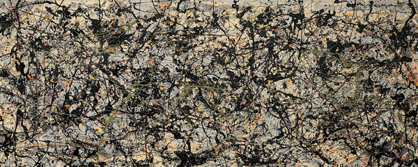 <strong> What is the name of the style of painting that involves the motion of the artist's entire body, as seen in Pollock's Lucifer ?</strong> A)Pointillist painting B)Automatism C)Action painting D)A happening
