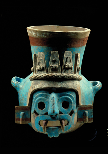 <strong> What do the frontal and symmetrical qualities of the Tlaloc Vessel symbolize?</strong> A)Ambiguity B)Music C)Formality D)Playfulness