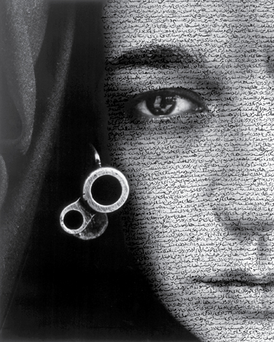 The subject in Neshat's art is Islamic women and femininity in a country where women's actions and rights are limited by law.