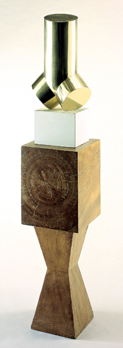 <strong> How can Brancusi's Torso of a Young Man be described?</strong> A)Its style is extremely realistic. B)Brancusi took his inspiration from an African sculptural style. C)It shows the direct influence of earlier male torsos, such as those by Rodin. D)Although it is largely abstract, it explores sexuality.