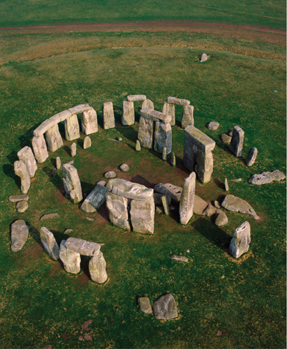 <strong>​   Stories abound about Stonehenge , but which of the following statements can be ascertained as a fact?</strong> A)The surrounding region has other Neolithic stone groupings that align with Stonehenge. B)It was used for agricultural rituals for a brief time. C)It was the center of Druid society. D)The original builders made a plan for the layout, which was then executed over subsequent centuries. <div style=padding-top: 35px> 
