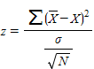 <strong>In using a z test for testing a sample mean against a hypothesized population mean, the formula for z is</strong> A) B) C) D) none of the above