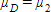 <strong>The null hypothesis of a related scores t test is</strong> A) B) C) D)