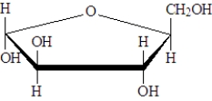 Examine the following structures. Fill in the blanks with the appropriate term from the list below. arabinose idose fructose ___________________ is an enantiomer of the following molecule.