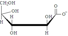 Examine the following structures. Fill in the blanks with the appropriate term from the list below. arabinose idose fructose Oxidation of ______________________ would produce