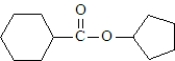 What are the products formed when the following substance undergoes hydrolysis?