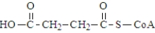 <strong>The following compound undergoes oxidative decarboxylation using coenzyme A (CoA) as the thiol. Which of the following is a product of this reaction?</strong> A) B) C) D)