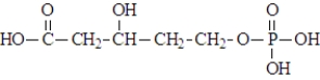 <strong>In the synthesis of terpenes, an important class of biomolecules called lipids, mevalonyl phosphate is an intermediate and is shown below. At physiological pH this lipid intermediate would exist as:</strong> A) B) C) D) E) a mixture of a and b F) a mixture of c and d G) a mixture of a, b, c, and d