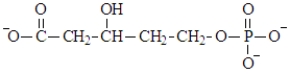 <strong>In the synthesis of terpenes, an important class of biomolecules called lipids, mevalonyl phosphate is an intermediate and is shown below. At physiological pH this lipid intermediate would exist as:</strong> A) B) C) D) E) a mixture of a and b F) a mixture of c and d G) a mixture of a, b, c, and d