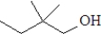 <strong>Which of the following structures represents 3,3-dimethyl-1-butanol?</strong> A) B) C) D)