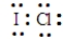 <strong>Which of the following is a correct electron dot formula for ICl?</strong> A) B) C) D) E) F)