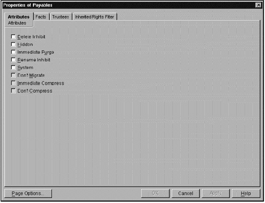 <strong> What is displayed in the figure above?</strong> A) Evaluating effective rights in NetWare 6.x B) NetWare trustee rights for a folder C) Netware access rights D) NetWare directory attributes