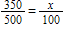 <strong>Which equation could be used to solve the problem below? The number of students in a school increased by 150. The school originally had 500 students. By what percent did the number of students increase?</strong> A)x % × 150 = 500 B)x % × 500 = 150 C) D)