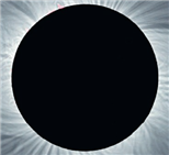 <strong>  ​ The solar corona is shown as white lines streaming from the Sun and you are viewing it from Earth. Which eclipse are you observing?</strong> A) annular eclipse B) total solar eclipse C) total lunar eclipse D) partial solar eclipse <div style=padding-top: 35px> 
