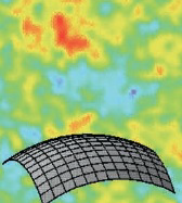 <strong>  Which of the following simulated curvatures best matches the above observations of non-uniformity (i.e., irregularities) in the CMB?</strong> A)   B)   C)   D) All of the other choices are correct. <div style=padding-top: 35px> 
