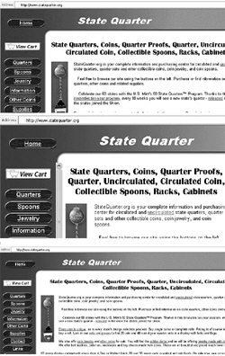   Figure I-6 One way to control the way that users see a Web page is to create a page with a flexible content area, as shown in Figure I-6.<div style=padding-top: 35px> 
