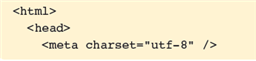 <strong> In the figure above, the meta element can be referred to as a ____ element of the html element.</strong> A) grandparent B) grandchild C) sibling D) cousin