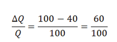 How do you create the first fraction (containing the Q symbols) in the equation shown in the above figure?