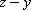 <strong>Let x , y , and z represent three real numbers. Write an algebraic expression to denote the product of z , x , and y .</strong> A) B) C) D) E)