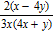 <strong>Simplify the rational expression. </strong> A) B) C) D) E)