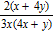 <strong>Simplify the rational expression. </strong> A) B) C) D) E)