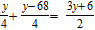 <strong>Solve the equation. </strong> A)y = -4 B)y = -5 C)y = -19 D)y = -22 E)y = -20