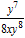 <strong>Find the indicated product. Express the final result using positive integral exponents only. </strong> A) B) C) D) E)