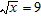 <strong>Solve the equation. Check all solutions. </strong> A)81 B)41 C)9 D)79 E)no solution