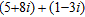 <strong>Simplify the expression. Enter the answer in a + bi form. </strong> A) B) C) D)