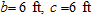 <strong>For this problem, use the triangle in the figure below. Express your two answers in simplest radical form. If a = 8 ft, find b and c .</strong> A) B) C) D) E)