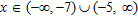 <strong>Solve the inequality. </strong> A) B) C) D) E)
