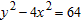 <strong>For the equation , find the intercepts and the equations of the asymptotes.</strong> A)intercepts: (2, 0), (-2, 0)asymptotes: y = -8 x , y = 8 x B)intercepts: (8, 0), (-8, 0)asymptotes: y = -2 x , y = 2 x C)intercepts: (8, 0), (-8, 0)asymptotes: x = -2 y , x = 2 y D)intercepts: (0, 8), (0, -8)asymptotes: x = -2 y , x = 2 y E)intercepts: (0, 8), (0, -8)asymptotes: y = -2 x , y = 2 x