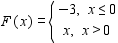 <strong>Graph the function and give the intervals on which F ( x ) is increasing, decreasing, or constant. </strong> A) constant on (-5, 0) increasing on (0, 5) B) constant on increasing on C) constant on increasing on D) constant on increasing on E) constant on increasing on