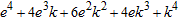 <strong>Use the binomial theorem to expand the expression. (   +   ) <sup>4 </sup></strong> A)   B)   C)   D)   <div style=padding-top: 35px> 
