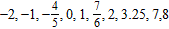 <strong>List the numbers in the set that are natural numbers. </strong> A) B) C) D) E)
