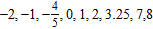 <strong>List the numbers in the set that are natural numbers. </strong> A) B) C) D) E)