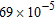 <strong>Write the number 0.00069 in scientific notation.</strong> A) B) C) D) E)