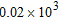 <strong>Write the number in standard notation.</strong> A) 0 B) 10 C) 2 D) 20 E) 200