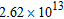 <strong>The distance from earth to a certain star outside our solar system is 26,200,000,000,000 miles. Express this number in scientific notation.</strong> A) miles B) miles C) miles D) miles E) miles