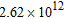 <strong>The distance from earth to a certain star outside our solar system is 26,200,000,000,000 miles. Express this number in scientific notation.</strong> A) miles B) miles C) miles D) miles E) miles