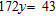 <strong>Use a property of equality to solve the equation. </strong> A) B) C) D) E)