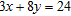 <strong>Determine the y -intercept of the line represented by the given equation. </strong> A) B) C) D) E)